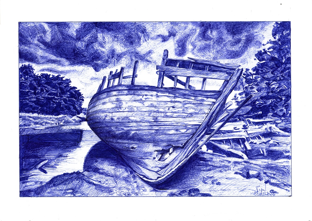 Les bateaux se cachent pour mourir