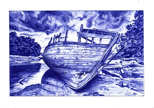 "Les bateaux se cachent pour mourir" -